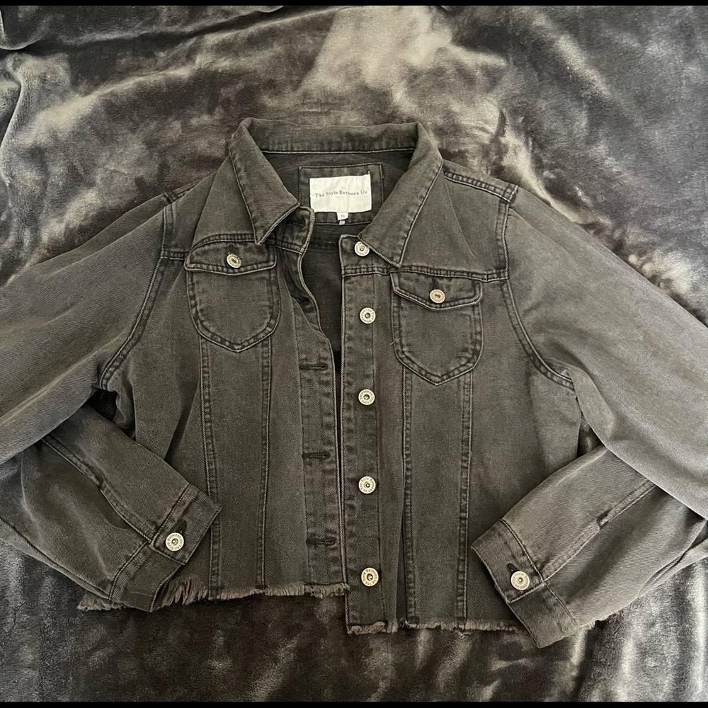 Black Jean Jacket